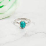 'Fortuna' Turquoise 925 Solid Sterling Silver Ring