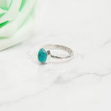 'Fortuna' Turquoise 925 Solid Sterling Silver Ring