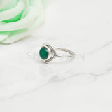 Green Onyx 925 Solid Sterling Silver Ring, Ring For Women