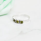 Peridot Ring, 925 Solid Sterling Silver Ring, Ring For Women