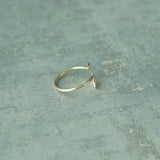 Moon Ring, 925 Solid Sterling Silver Ring, Geometric Ring