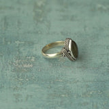 'Bomin' Labradorite Ring, 925 Solid Sterling Silver Ring