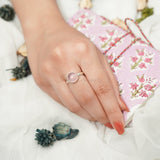 'Minimalist' Rose Quartz Ring 925 Solid Sterling Silver Ring