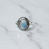 Moonstone 925 Solid Sterling Silver Ring, Moonstone Ring