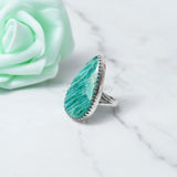 Amazonite Ring, 925 Solid Sterling Silver Ring