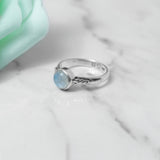 Moonstone 925 Solid Sterling Silver Ring, Moonstone Ring