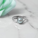 'Boho' Pearl 925 Solid Sterling Silver Ring