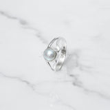 'Boho' Pearl 925 Solid Sterling Silver Ring