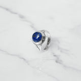 'Boho' Lapis Lazuli 925 Solid Sterling Silver Ring