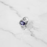 Amethyst Ring, 925 Solid Sterling Silver Ring