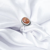 Sunstone Ring, 925 Solid Sterling Silver Ring, Ring For Women