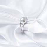 'Boho' Pearl 925 Solid Sterling Silver Ring