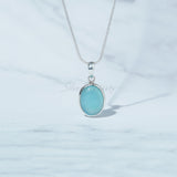 Chalcedony Pendant, 925 Solid Sterling Silver Pendant