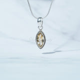 Citrine Pendant, 925 Solid Sterling Silver Pendant