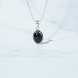 Black Onyx Pendant, 925 Solid Sterling Silver Pendant