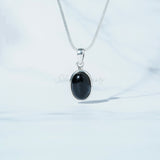 Black Onyx Pendant, 925 Solid Sterling Silver Pendant