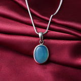 Chalcedony Pendant, 925 Solid Sterling Silver Pendant