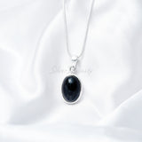 Black Onyx Pendant, 925 Solid Sterling Silver Pendant