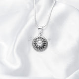 Pearl Pendant and Earring Set, Pearl Set, 925 Sterling Silver Set