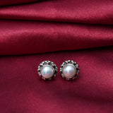 Pearl Pendant and Earring Set, Pearl Set, 925 Sterling Silver Set