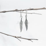 Leaf Earring, Silver Earring, 925 Solid Sterling Silver Earring