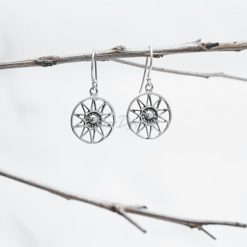 Silver Earring, 925 Solid Sterling Silver Earring