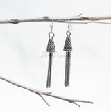 Silver Earring, 925 Solid Sterling Silver Earring