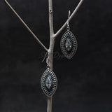 Silver Earring, Zircon Earring, 925 Solid Sterling Silver Earring