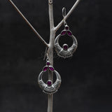 Pink Topaz Silver Earring, 925 Solid Sterling Silver Earring