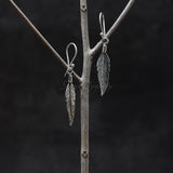 Leaf Earring, Silver Earring, 925 Solid Sterling Silver Earring