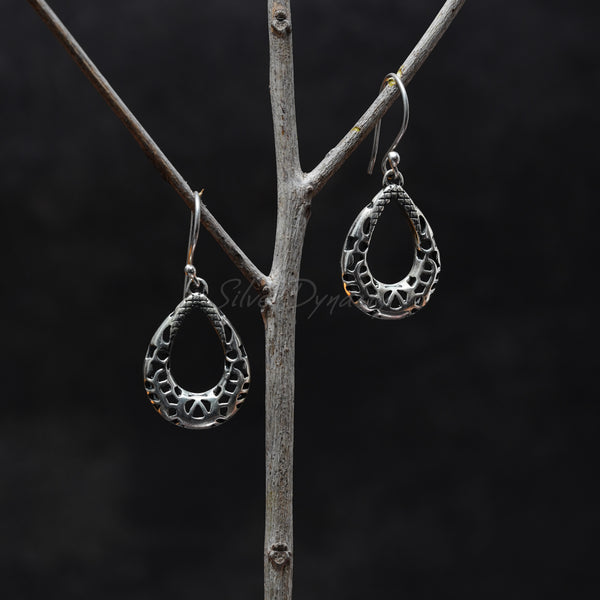 Silver Earring, 925 Solid Sterling Silver Earring