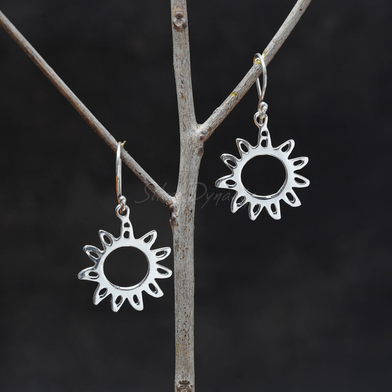 Silver Earring, 925 Solid Sterling Silver Earring