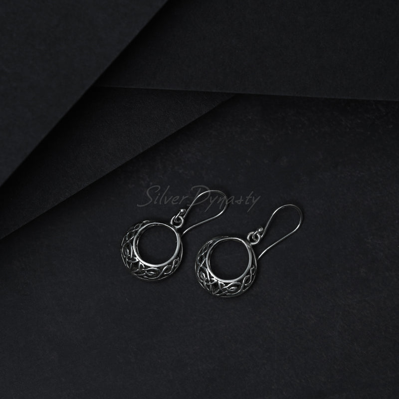 Silver Earring, 925 Solid Sterling Silver Earring