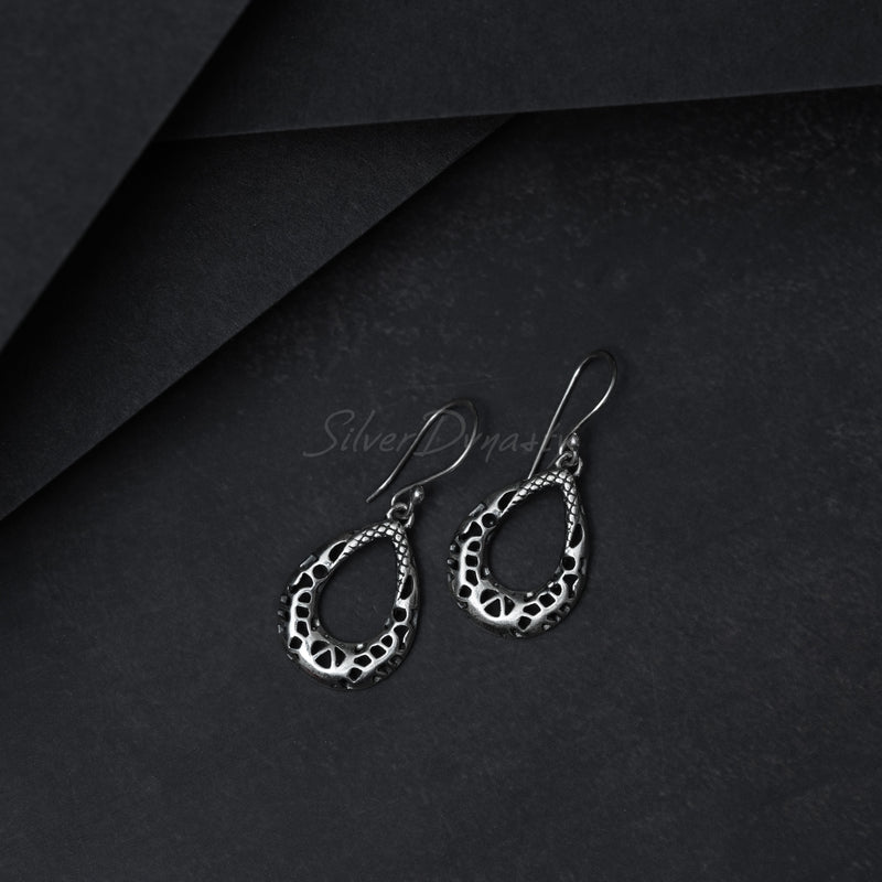 Silver Earring, 925 Solid Sterling Silver Earring