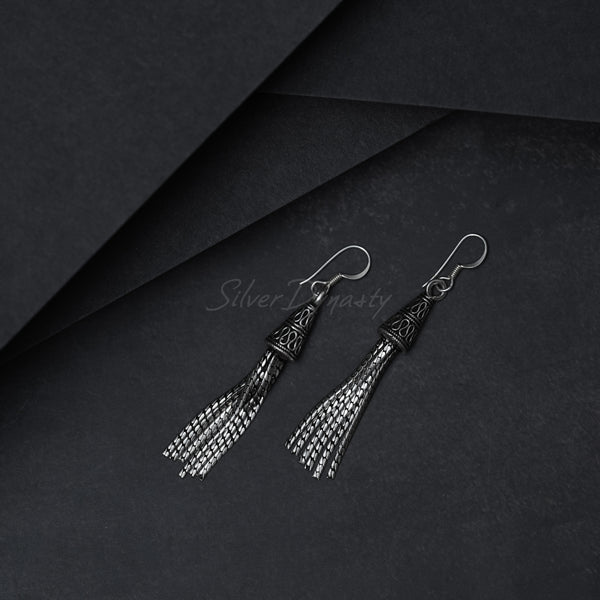 Silver Earring, 925 Solid Sterling Silver Earring