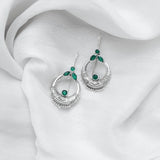 Green Onyx 925 Solid Sterling Silver Earrings