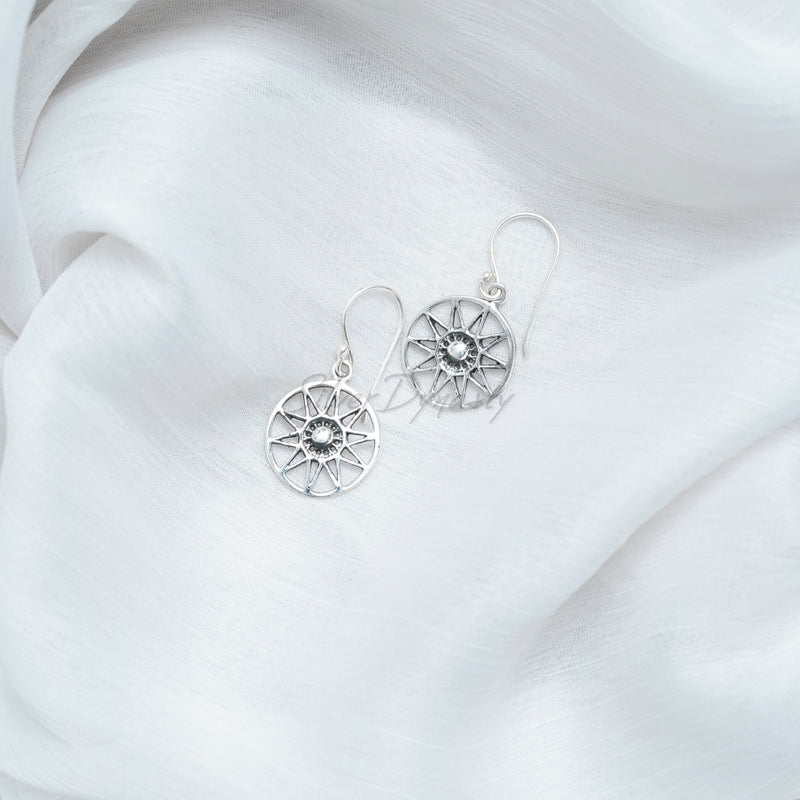 Silver Earring, 925 Solid Sterling Silver Earring