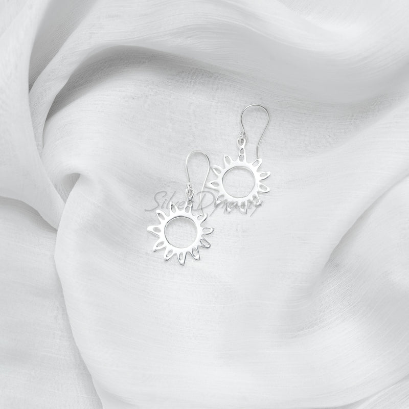 Silver Earring, 925 Solid Sterling Silver Earring