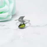 Peridot Ring, 925 Solid Sterling Silver Ring, Ring For Women