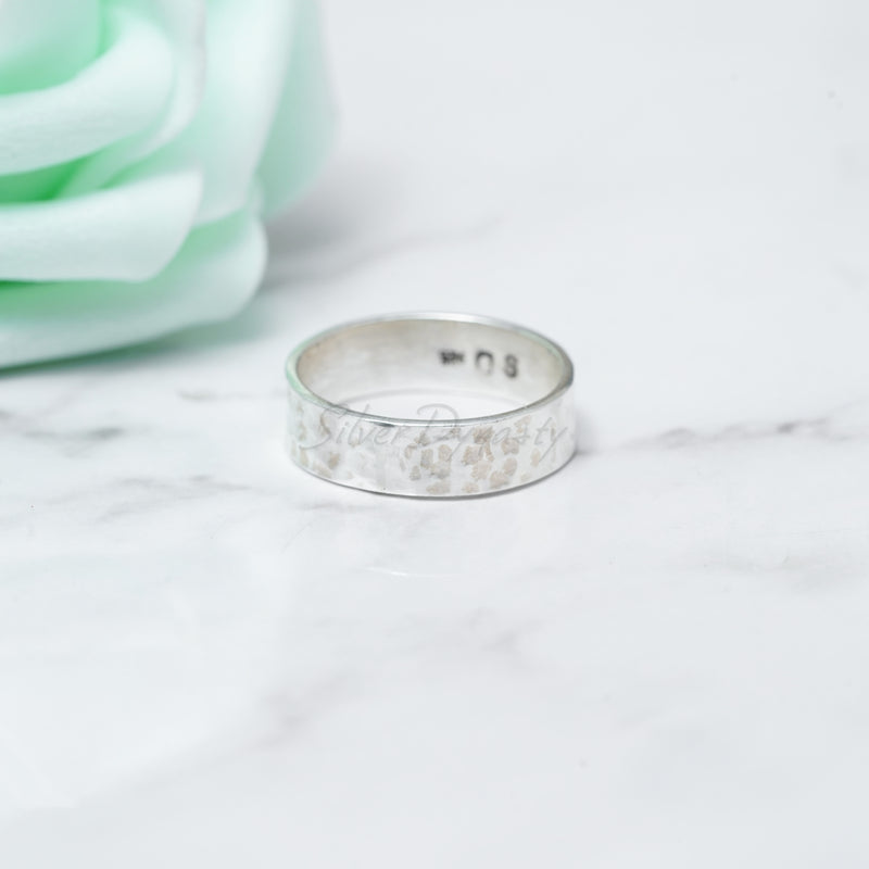 Silver Band,925 Solid Sterling Silver Ring, Simple Band, Couple Band