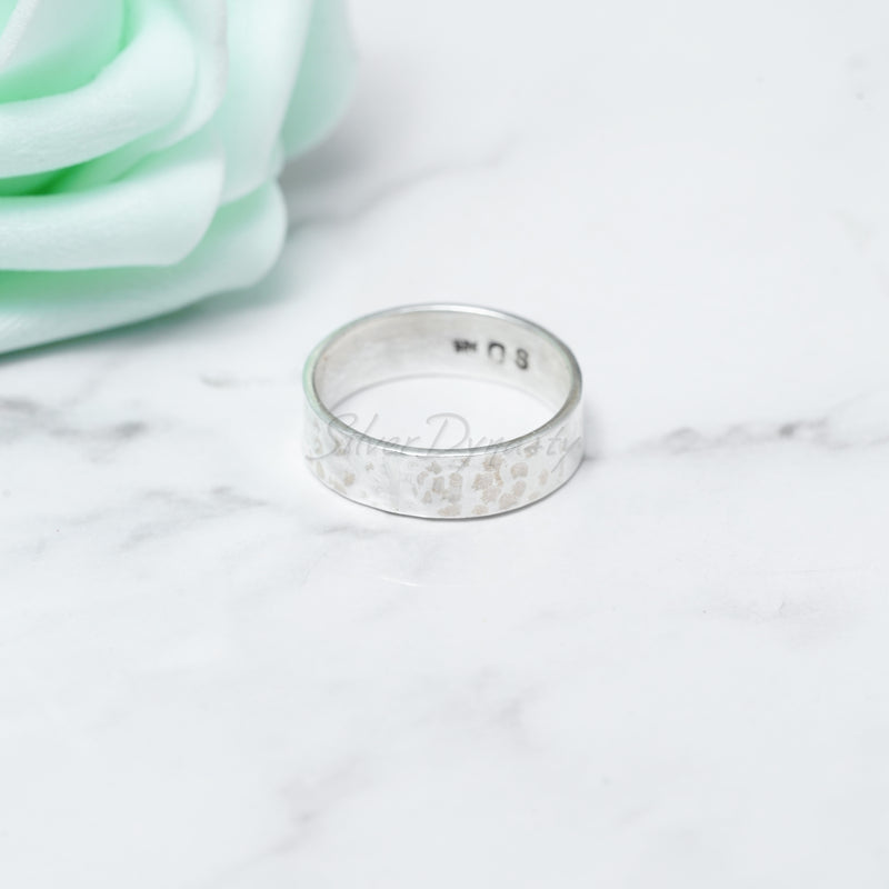 Silver Band,925 Solid Sterling Silver Ring, Simple Band, Couple Band