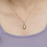 Pink Moonstone Pendant, 925 Solid Sterling Silver Pendant