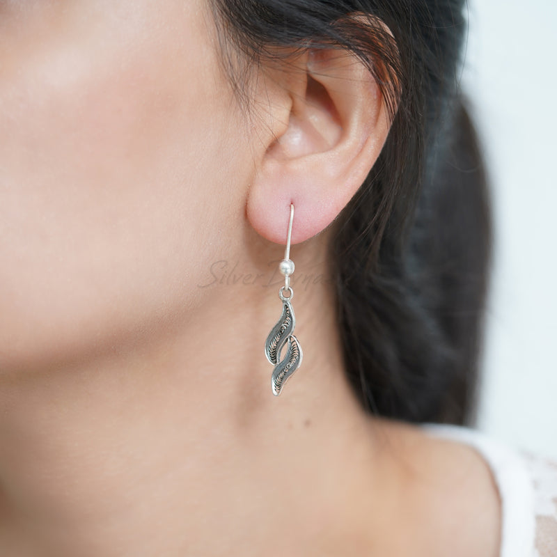 Silver Earring, 925 Solid Sterling Silver Earring