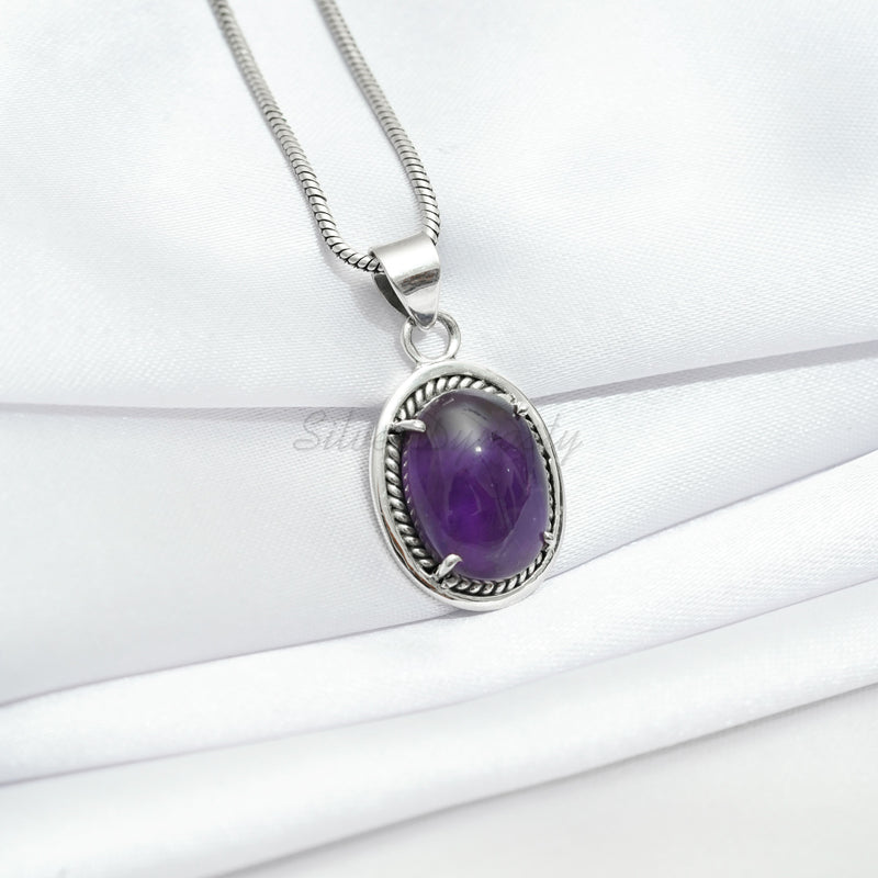 Natural Amethyst Pendant