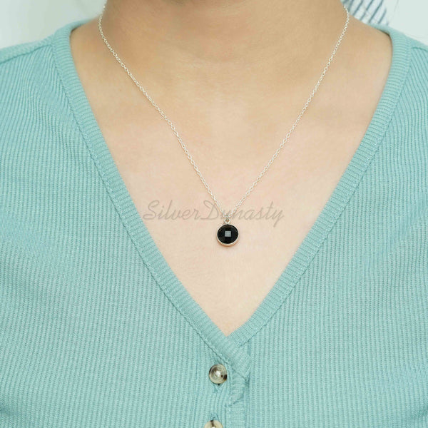 Natural Black Onyx Pendant