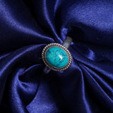 'Fortuna' Turquoise 925 Solid Sterling Silver Ring