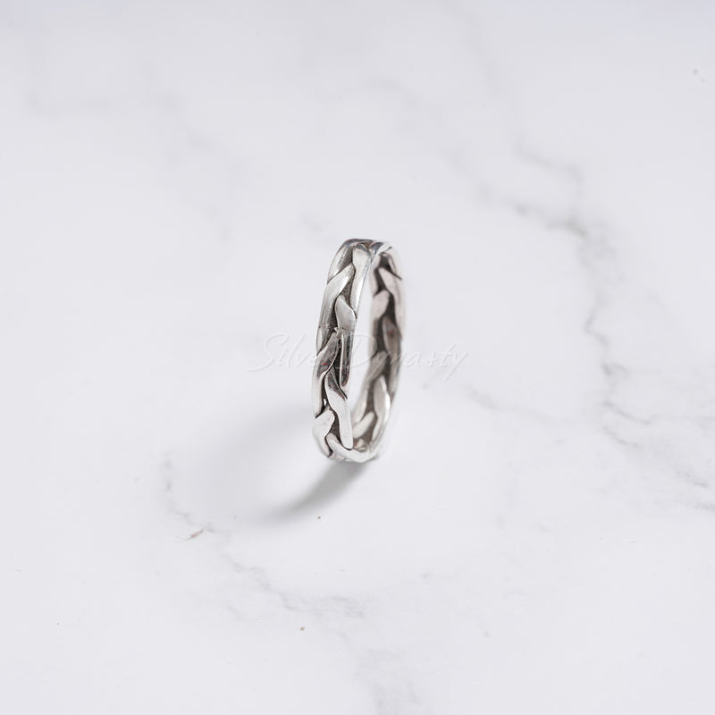 Silver Band, 925 Solid Sterling Silver Ring,Classic Silver Band