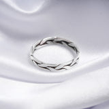 Silver Band, 925 Solid Sterling Silver Ring,Classic Silver Band