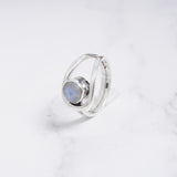 Moonstone 925 Solid Sterling Silver Ring, Moonstone Ring