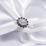 Moonstone 925 Solid Sterling Silver Ring, Moonstone Ring,